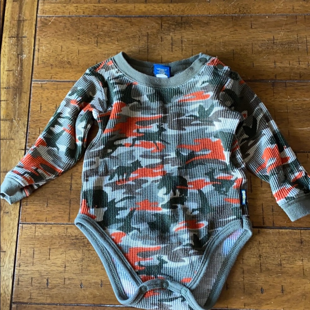 Camo thermal onsie